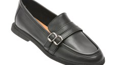 Mocasini EPICA negri, 1197D30, din piele naturala
