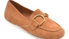 Mocasini GEOX maro, D45MUJ, din piele intoarsa