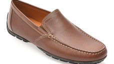 Mocasini GEOX maro, U1144V, din piele naturala