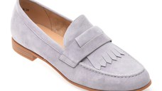 Mocasini IMAGE mov, V706C25, din piele intoarsa
