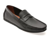 Mocasini OTTER negri, MU139, din piele naturala - 1