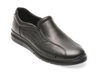 Mocasini OTTER negri, TTP41, din piele naturala - 1