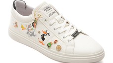 Pantofi ALDO albi, LTLOWTOPSPEC 100, din piele ecologica