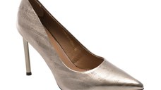 Pantofi eleganti EPICA gri, 4F3833, din piele naturala