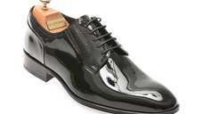Pantofi eleganti LE COLONEL negri, 327130, din piele naturala lacuita