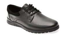 Pantofi eleganti OTTER negri, 555, din piele naturala