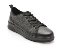 Pantofi EPICA negri, 2485, din material textil - 1