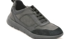 Pantofi GEOX negri, U46E1B, din piele ecologica