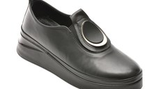 Pantofi IMAGE negri, 1776005, din piele naturala