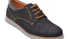 Pantofi OTTER bleumarin, A36, din nabuc