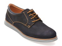 Pantofi OTTER bleumarin, A36, din nabuc - 1