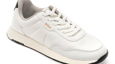Pantofi sport BOSS albi, 6481, din material textil