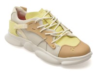 Pantofi sport CAMPER albi, K201439, din piele naturala - 1