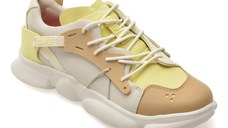 Pantofi sport CAMPER albi, K201439, din piele naturala