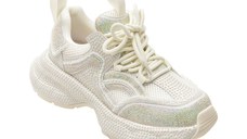 Pantofi sport EPICA albi, 2590, din material textil