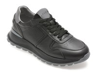 Pantofi sport EPICA negri, 5739, din piele naturala - 1