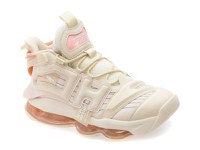 Pantofi sport NHOT albi, A358, din material textil - 1