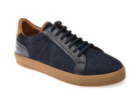 Pantofi sport OTTER bleumarin, A5006, din piele intoarsa - 1