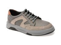 Pantofi sport OTTER gri, 1374, din piele naturala - 1