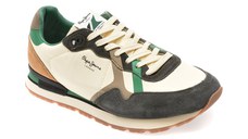Pantofi sport PEPE JEANS bej, BRIT COVER, din material textil