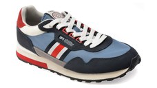 Pantofi sport PEPE JEANS bleumarin, KINGSTON HERITAGE, din material textil
