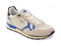 Pantofi sport PEPE JEANS gri, BRIT FLY, din material textil - 1