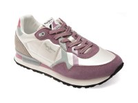 Pantofi sport PEPE JEANS mov, BRIT PRINTY, din material textil - 1