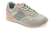 Pantofi sport PEPE JEANS multicolor, LONDON PRINT, din material textil