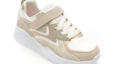 Pantofi sport SKECHERS albi, UNO LITE, din piele ecologica