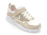 Pantofi sport SKECHERS albi, UNO LITE, din piele ecologica - 1