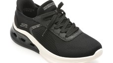 Pantofi sport SKECHERS negri, BOBS ARC WAVES 2.0, din material textil