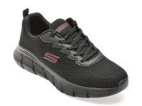 Pantofi sport SKECHERS negri, BOBS B FLEX, din material textil - 1