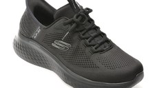 Pantofi sport SKECHERS negri, SKECH-LITE PRO, din material textil