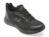 Pantofi sport SKECHERS negri, SQUAD SR, din material textil - 1