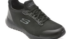 Pantofi sport SKECHERS negri, SQUAD SR, din material textil