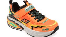 Pantofi sport SKECHERS portocalii, MEGA-CRAFT 4K, din material textil
