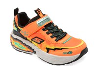 Pantofi sport SKECHERS portocalii, MEGA-CRAFT 4K, din material textil - 1