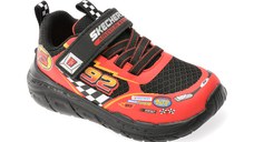 Pantofi sport SKECHERS rosii, SKECH TRACKS, din material textil