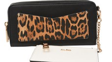 Portofel ALDO negru, ESAI 007, din piele ecologica