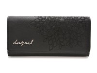 Portofel DESIGUAL negru, WAYP35, din piele ecologica - 1