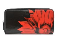 Portofel DESIGUAL negru, WAYP43, din piele ecologica - 1