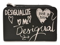 Portofel DESIGUAL negru, WAYP44, din piele ecologica - 1