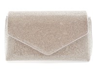 Poseta ALDO argintie, BLINGITA 973, din material textil - 1