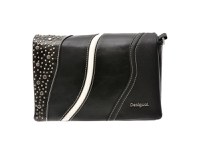 Poseta DESIGUAL neagra, SAXPAK, din piele ecologica - 1