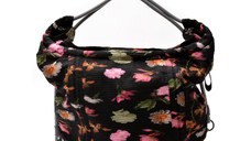 Poseta DESIGUAL neagra, SAXY22, din material textil