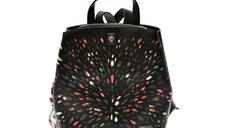 Rucsac DESIGUAL negru, SAKP25, din piele ecologica