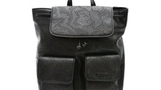 Rucsac DESIGUAL negru, SAKP30, din piele ecologica