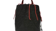 Rucsac DESIGUAL WAKP03 negru din piele ecologica