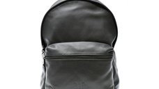 Rucsac MARIO FERRETTI negru, BB68, din piele naturala