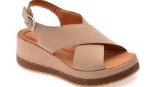 Sandale CLARKS bej, KASSANDA STEP, din nabuc